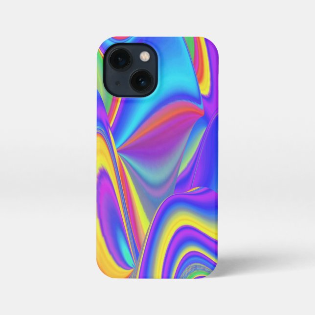 Spirit of Summer Breeze , Abstract 3D Rainbowart iPhone Case (Back)