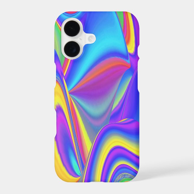 Spirit of Summer Breeze , Abstract 3D Rainbowart iPhone Case (Back)