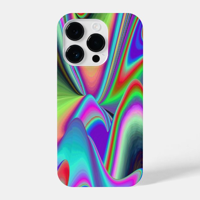 Spirit of Summer Breeze , Abstract 3D Rainbowart iPhone Case (Back)