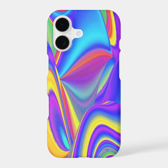 Spirit of Summer Breeze , Abstract 3D Rainbowart iPhone Case (Back)