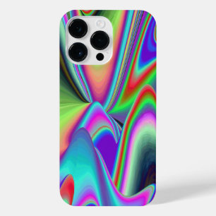 Spirit of Summer Breeze , Abstract 3D Rainbowart iPhone 14 Pro Max Case