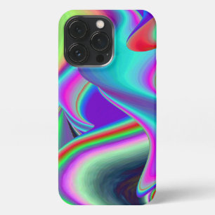 Spirit of Summer Breeze , Abstract 3D Rainbowart iPhone 13 Pro Case