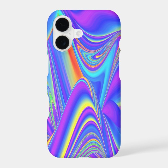 Spirit of Summer Breeze , Abstract 3D Rainbowart iPhone Case (Back)