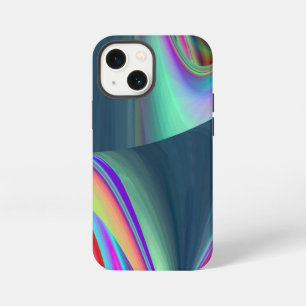 Spirit of Summer Breeze , Abstract 3D Rainbowart iPhone 13 Mini Case