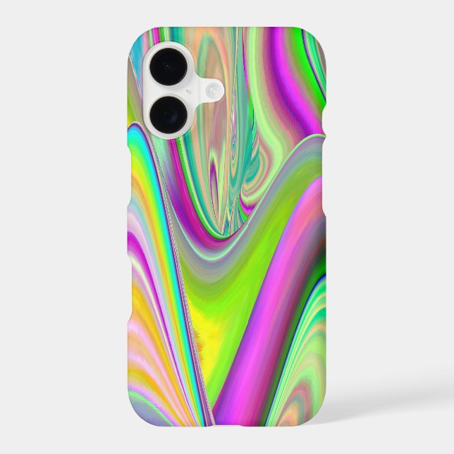 Spirit of Summer Breeze , Abstract 3D Rainbowart iPhone Case (Back)