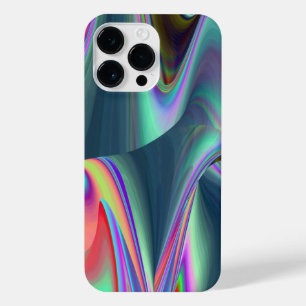 Spirit of Summer Breeze , Abstract 3D Rainbowart iPhone 14 Pro Max Case