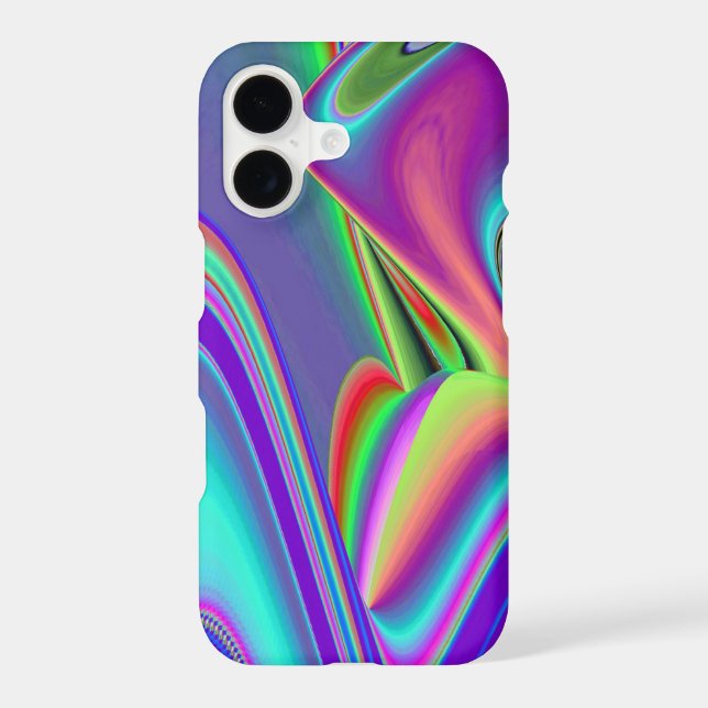 Spirit of Summer Breeze , Abstract 3D Rainbowart iPhone Case (Back)