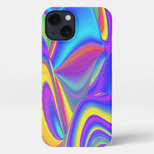 Spirit of Summer Breeze , Abstract 3D Rainbowart iPhone 13 Case