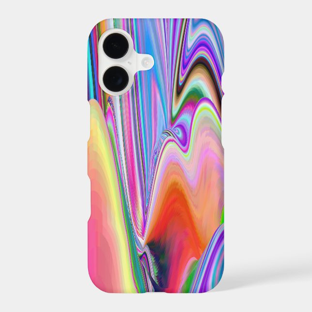 Spirit of Summer Breeze , Abstract 3D Rainbowart iPhone Case (Back)