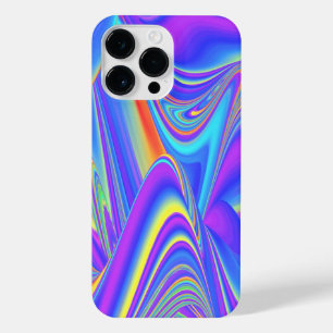 Spirit of Summer Breeze , Abstract 3D Rainbowart iPhone 14 Pro Max Case
