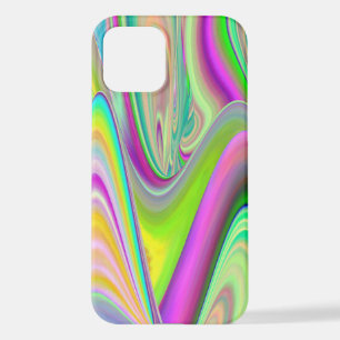 Spirit of Summer Breeze , Abstract 3D Rainbowart iPhone 12 Case