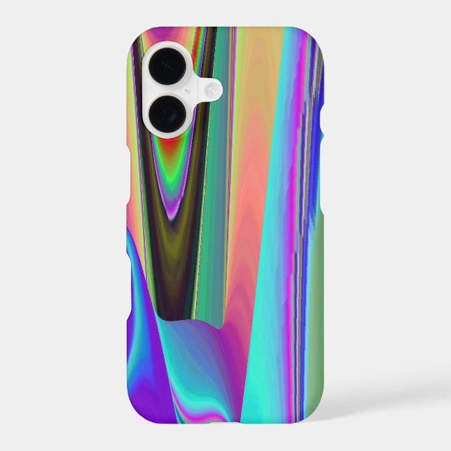 Spirit of Summer Breeze , Abstract 3D Rainbowart iPhone Case (Back)