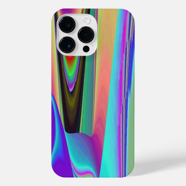 Spirit of Summer Breeze , Abstract 3D Rainbowart iPhone Case (Back)