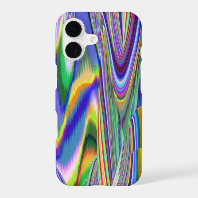 Spirit of Summer Breeze , Abstract 3D Rainbowart iPhone Case (Back)