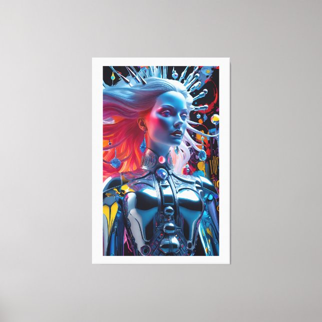 Spirit of Technological Distancing Canvas Print (Front)