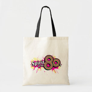 "Spirit of the 80's" pop pink tote bag
