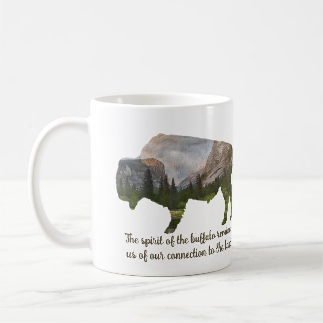 Spirit of the Buffalo Coffee Mug (Left)