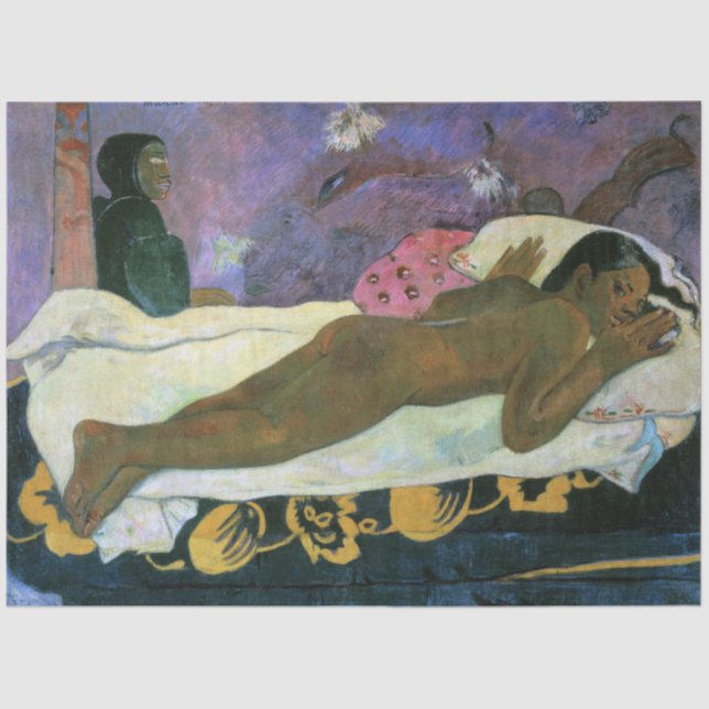 Spirit of the Dead Watching, Gauguin Tissue Paper (Front)