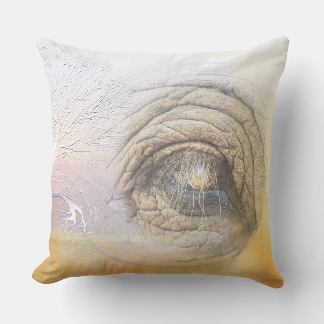 Spirit of the elephant cushion (Front)
