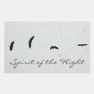 Spirit of the Flight Rectangular Sticker