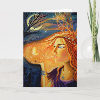 Spirit Of The Forest - Fairy Art Greeting Card