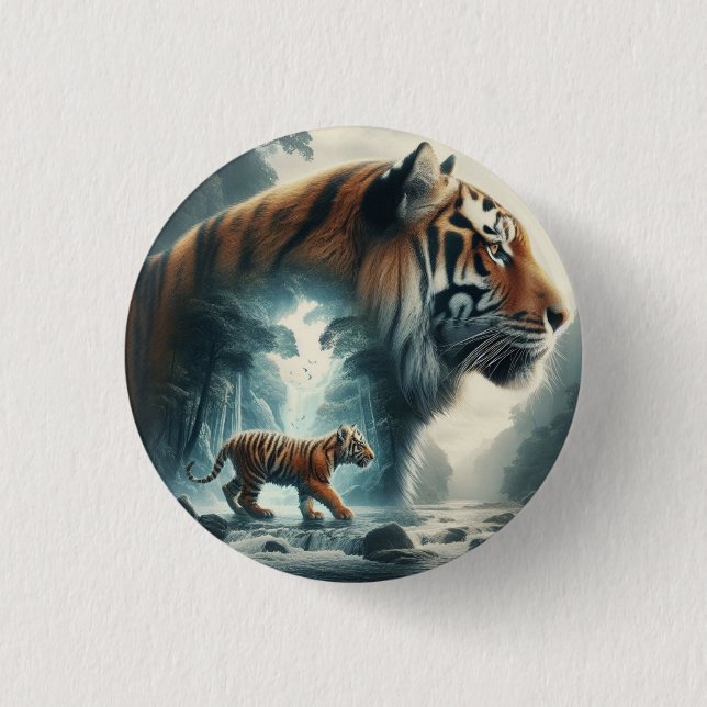 Spirit of the Jungle 3 Cm Round Badge (Front)