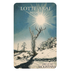 spirit of the mountains - LOTTE ARAI Niigata Magnet