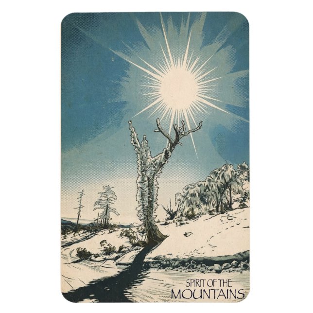Spirit of the mountains magnet (Vertical)