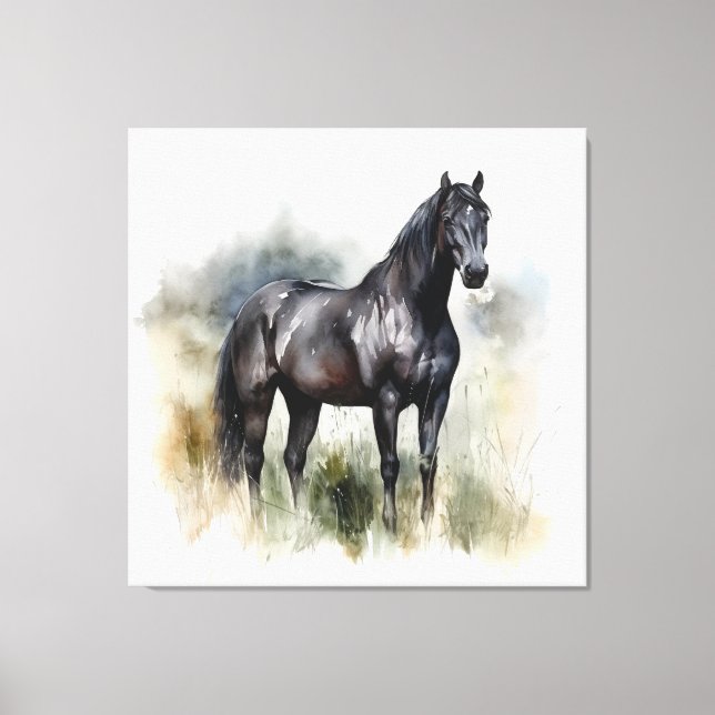 Spirit of the Wild Stallion Canvas Print (Front)