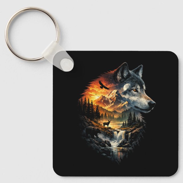Spirit of the Wilderness Key Ring (Front)