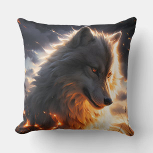Spirit of the wolf (anime) cushion