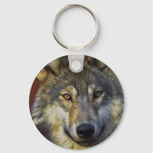 Spirit of the Wolf - Therian wolf photo gifts Key Ring