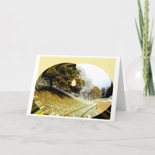 Spirit of winter holiday card