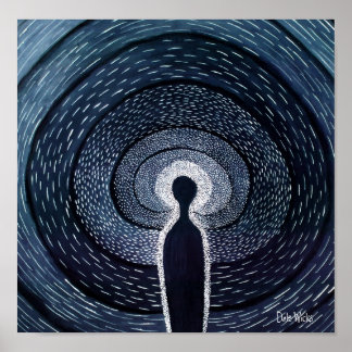 Spirit On The Driveway (blue) Poster