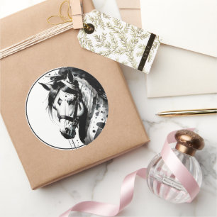 Spirit Pony 10 Classic Round Sticker