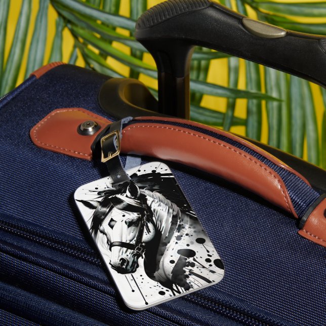 Spirit Pony 10 Luggage Tag (Front Insitu 1)