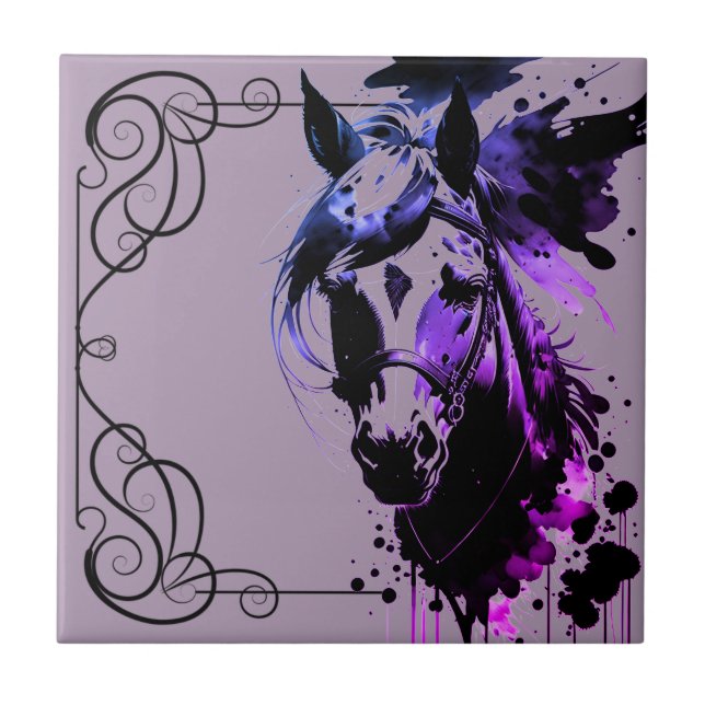 Spirit Pony 3 Lavender Tile (Front)