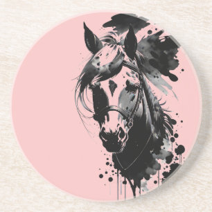 Spirit Pony 3 Pink Coaster