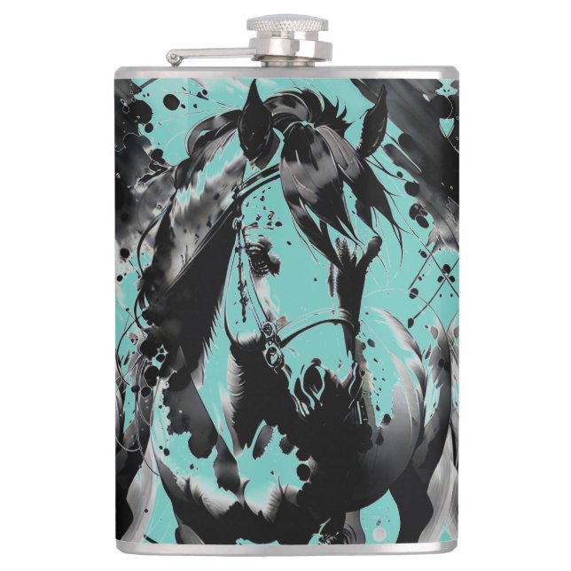 Spirit Pony 7 Hip Flask (Front)