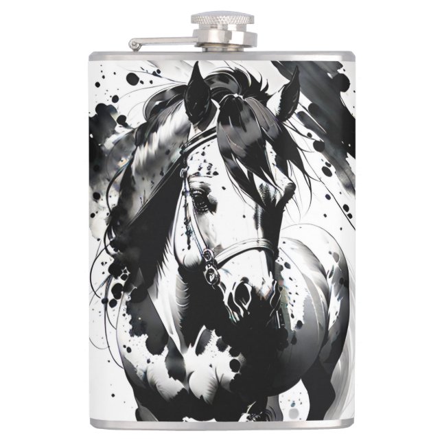 Spirit Pony 7 Hip Flask (Front)
