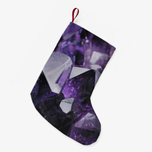 spirit quartz healing holistic purple amethyst small christmas stocking