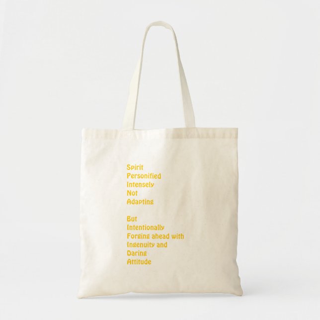 Spirit Tote Bag (Front)