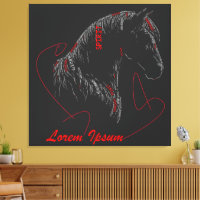 Spirit Unbroken | Horse Typography Art