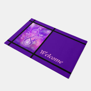 Spirit Violet Flame Design + your ideas Doormat
