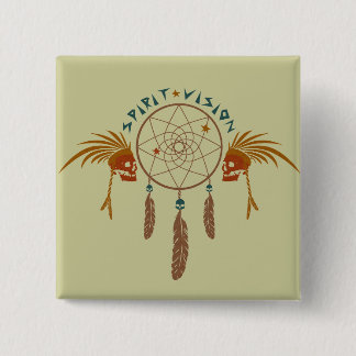 Spirit Vision 15 Cm Square Badge