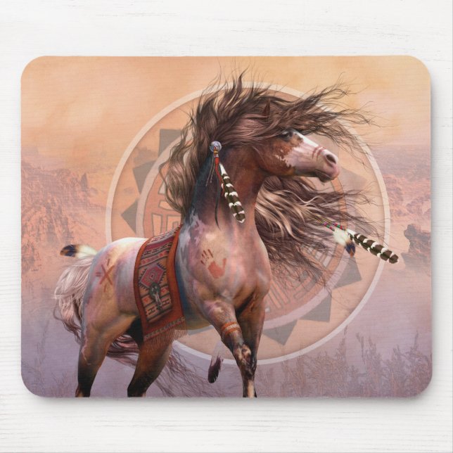 Spirit Warrior Art Mousepad (Front)