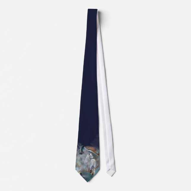 Spirit Wolf Art Tie (Front)