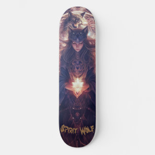 Spirit Wolf  Skateboard