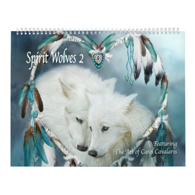 Spirit Wolves 2 Art Calendar (Cover)