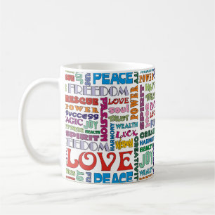 Spirit Words / affirmations of life Coffee Mug